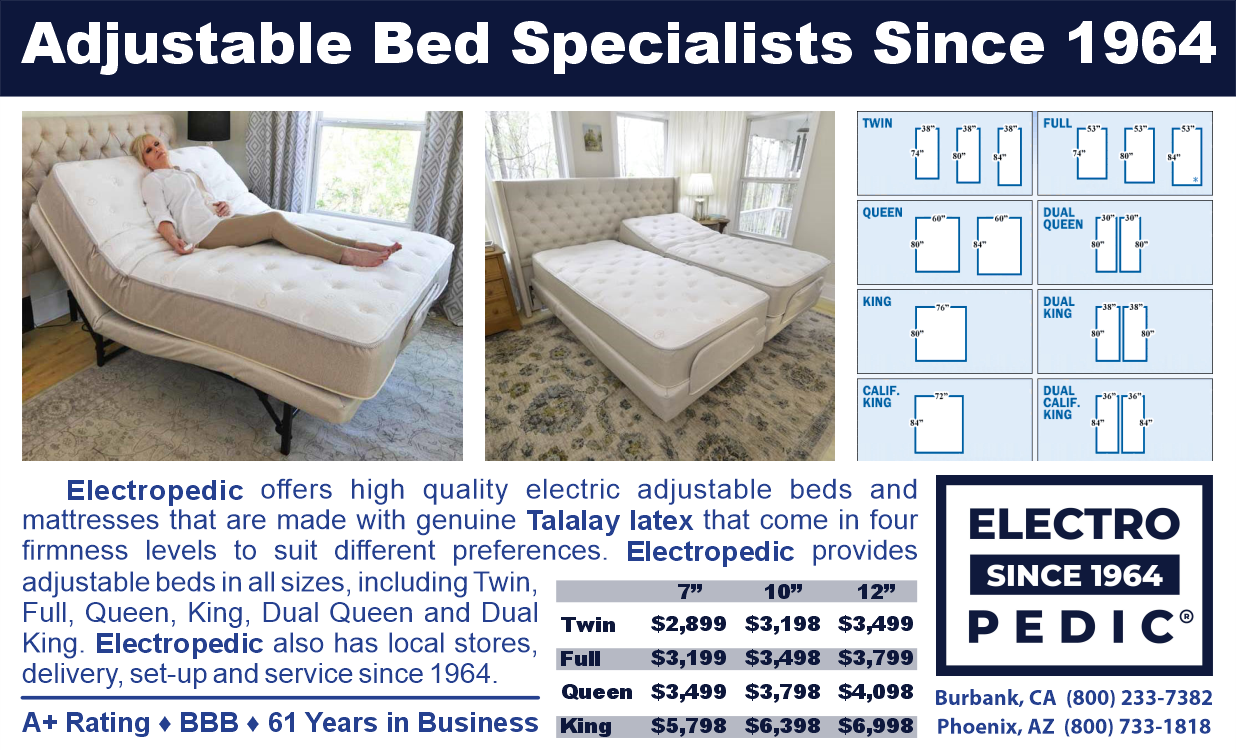 Tempe Electropedic Adjustable beds